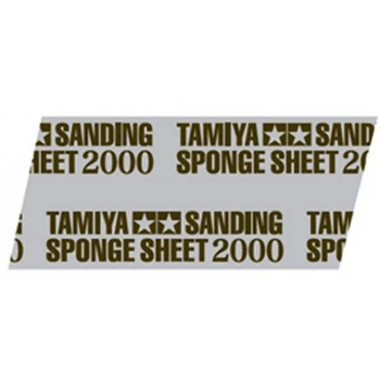 Tamiya 87170 Sanding Sponge Sheet - #2000 (1pcs, 140mm x 114mm)