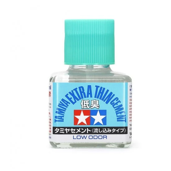 Tamiya 87236 Extra Thin Cement Low Odor (40ml) - Hobby Tools & Supplies