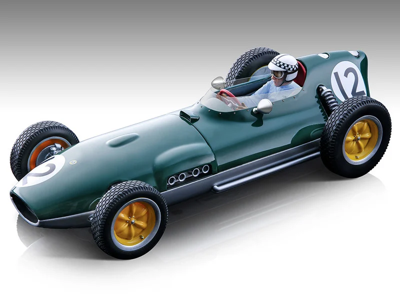 Lotus 16 #12 Innes Ireland "Formula One F1 Dutch GP" (1959) with Driver Figure "Mythos Series" Limited Edition to 70 pieces Worldwide 1/18 Model Car by Tecnomodel - Formula 1 Models