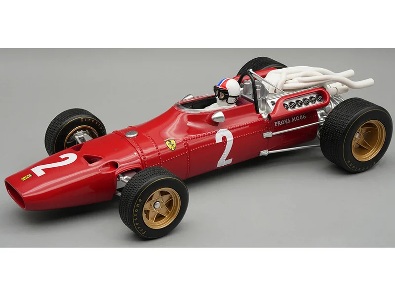 Ferrari 312/67 #2 Chris Amon Formula One F1 "Italian GP" (1967) "Mythos Series" with Driver Figure and Display Case Limited Edition to 45 pieces Worldwide 1/18 Model Car by Tecnomodel - Formula 1 Models