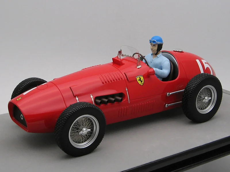 Ferrari 500 #15 Alberto Ascari Winner "Formula Two F2 England GP" (1952) with Driver Figure "Mythos Series" Limited Edition to 70 pieces Worldwide 1/18 Model Car by Tecnomodel - Formula 1 Models