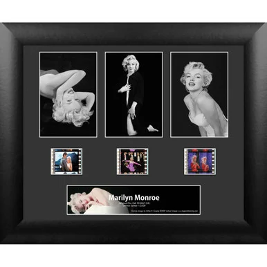 Marilyn Monroe Three Film Cell Presentation Trend Setter (USFC5567) - FilmCells
