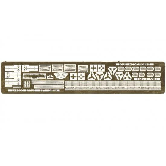 Toms Modelworks 12508 1/1200 Titanic Detail Set for Revell kits - Model Ships & Boats