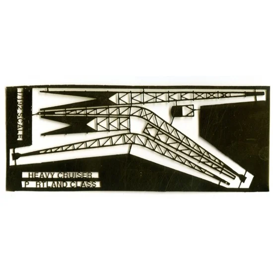 Toms Modelworks 2028 1/192 US Heavy Cruiser Portland Class Aircraft Crane Set (1 Photo-Etched Sheet)