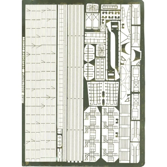 Toms Modelworks 250-01 1/250 HMS Bligh Buckley-class Detail Set for Revell kits