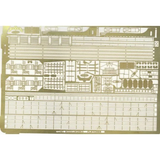 Toms Modelworks 3508 1/350 USS Fletcher Detail Set for Tamiya kit - Model Ships & Boats