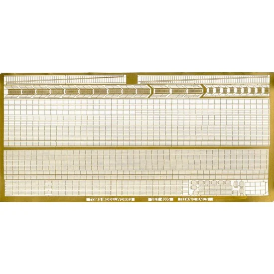 Toms Modelworks 4005 1/400 RMS Titanic Rail Set - Model Ships & Boats
