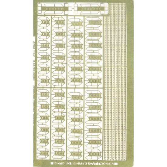 Toms Modelworks 6016 1/600 Inclined & Vertical Ladders (1 Photo-Etched sheet)