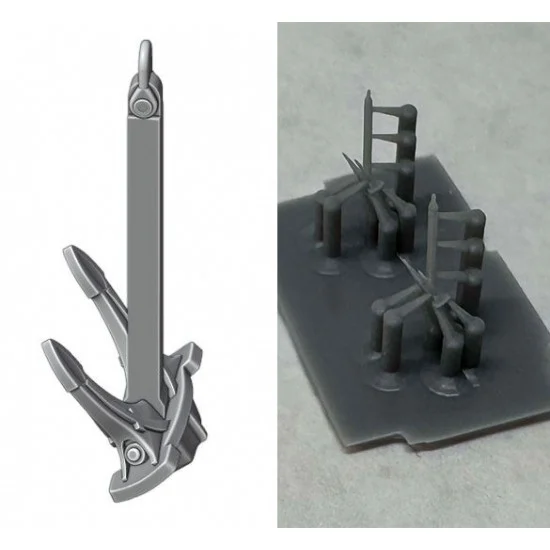 Toms Modelworks 700-24 1/700 Pre-war Titanic/Olympic Main Anchor Set for Hobby Boss/Revell kits