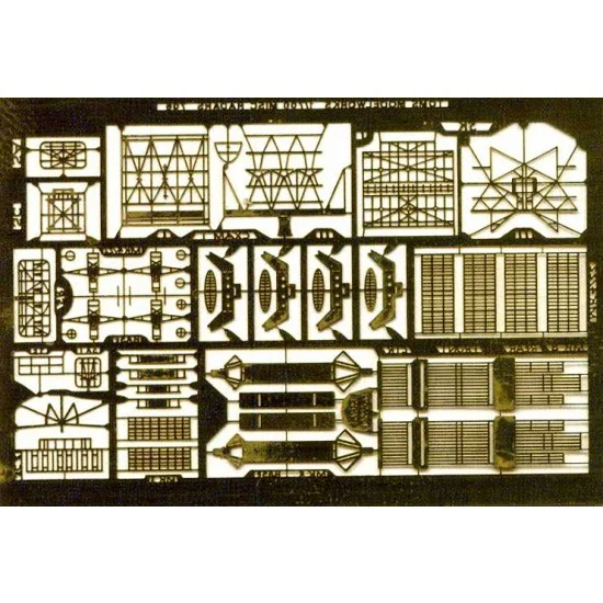 Toms Modelworks 706 1/700 WWII US Naval Radars (1 Photo-Etched sheet)