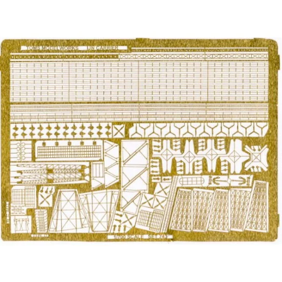 Toms Modelworks 743 1/700 IJN Carrier Zuiho and Shoho Classes Detail-up set (1 Photo-Etched sheet)