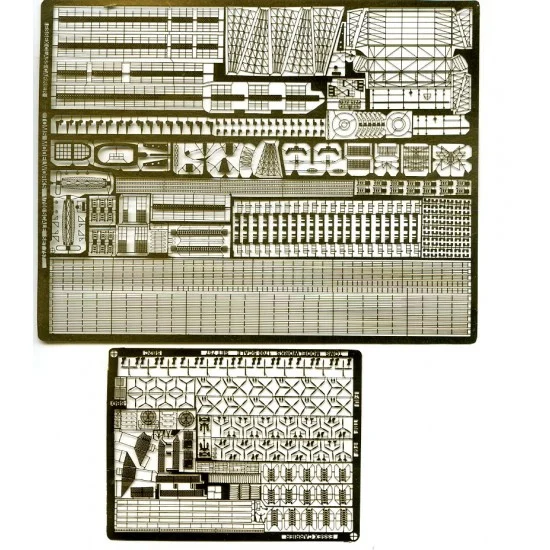Toms Modelworks 757 1/700 Essex Class Aircraft Carrier Detail-up set (2 Photo-Etched sheets)