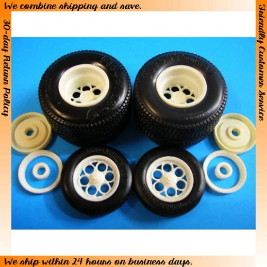 The Parts Box 1043 1/25 Tyre, Wheel and Back Pack (Pro Street) Vo.5 - Model Cars