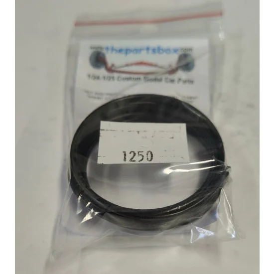 The Parts Box 1250 Hose - 1.6mm PVC Black Galv Core