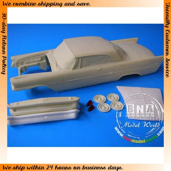 The Parts Box 1421 1/24, 1/25 1958 Yorker Conversion Pack (for AMT 57 Chrysler 500 kit) #1421 - Model Cars
