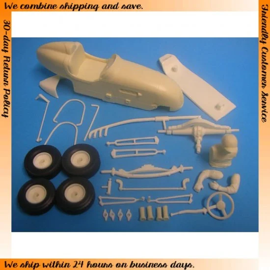The Parts Box 1423 1/24 Speed Car (Complete Curbside Resin kit) - Model Cars