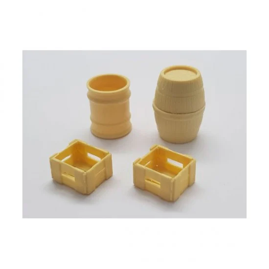 The Parts Box 1572 1/25 Barrels and Crates - Scenics & Diorama