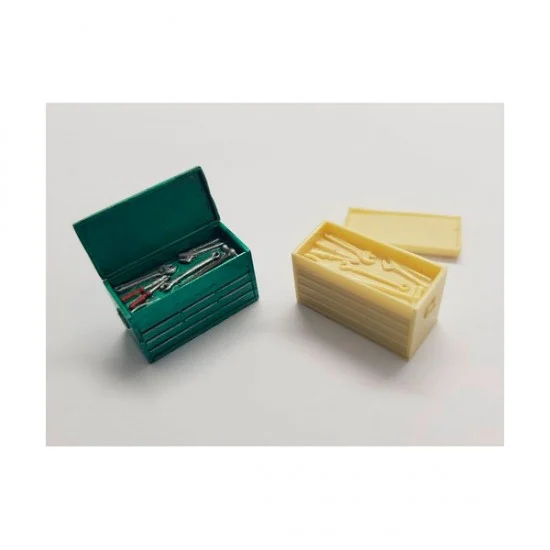 The Parts Box 1581 1/25 Car Large Tool Box - Model Cars