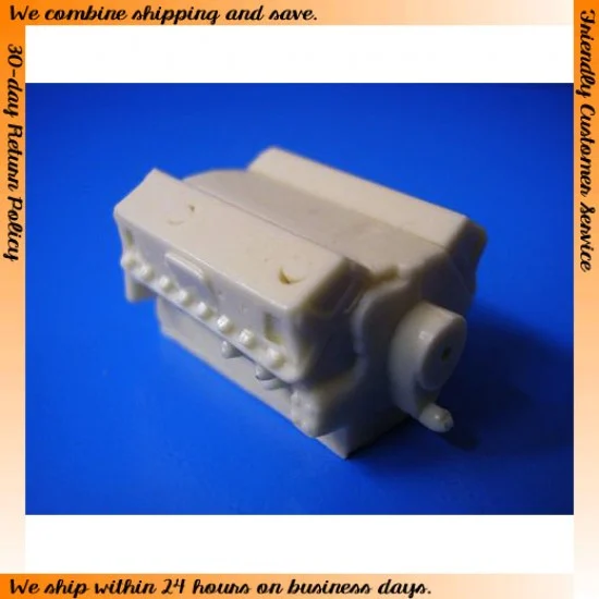 The Parts Box 2281 1/24, 1/25 Engine Block for Small Block Chevy for Sprint Car - Model Cars