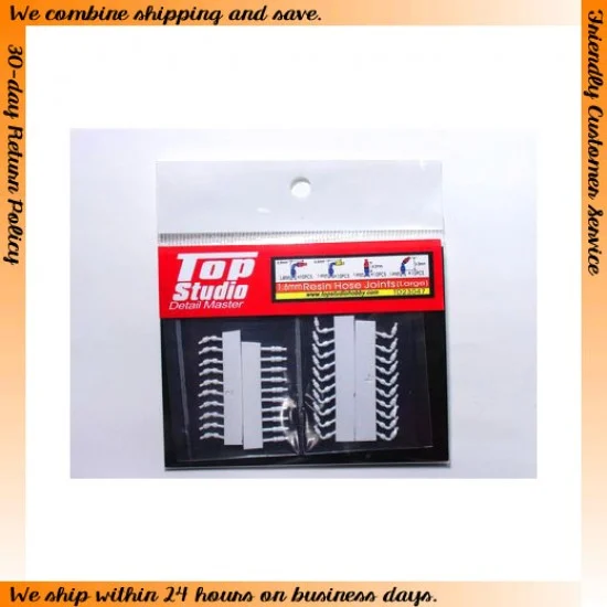 Top Studio TD23047 1.6mm Resin Hose Joints (Large) - Model Cars