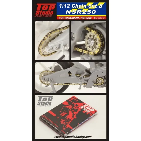 Top Studio TD23091 1/12 Honda NSR250 Chain set for Hasegawa kit - Model Motorcycles