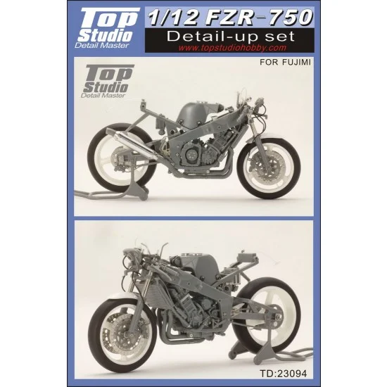 Top Studio TD23094 1/12 Yamaha FZR750 Detail-Up set for Fujimi kit