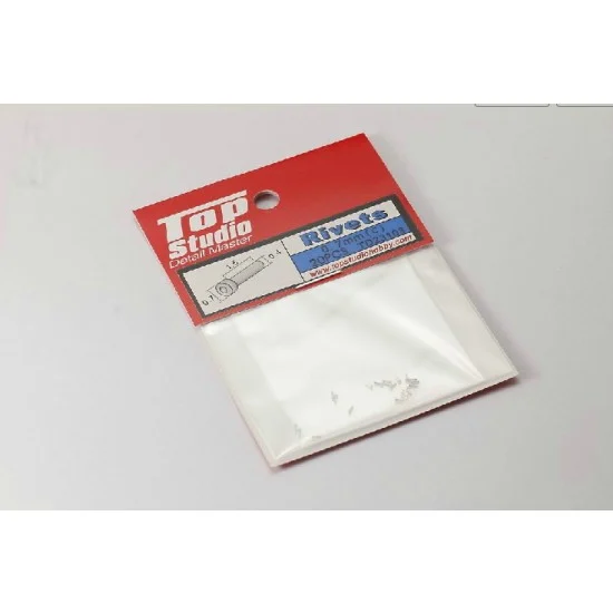 Top Studio TD23103 0.7mm Rivets (C) (20pcs) - Hobby Tools & Supplies
