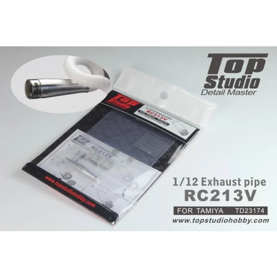 Top Studio TD23174 1/12 Honda RC213V Exhaust Pipe for Tamiya kit - Model Motorcycles