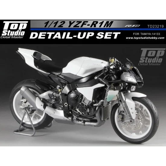 Top Studio TD23219 1/12 YZF-R1M Detail-up set for Tamiya kit #14133