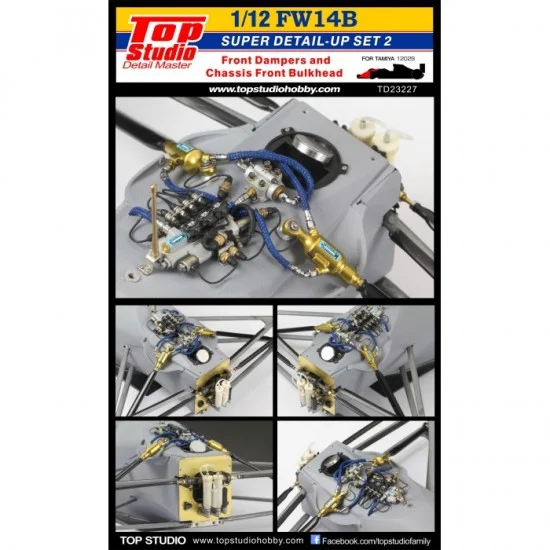 Top Studio TD23227 1/12 Williams FW14B Super Detail-up Set Vol.2 for Tamiya kit #12029