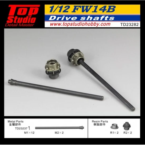 Top Studio TD23282 1/12 FW14B Drive Shafts - Model Cars
