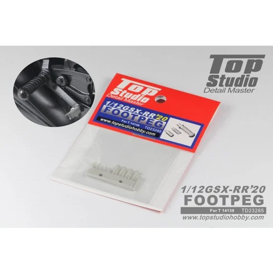 Top Studio TD23285 1/12 Suzuki Ecstar GSX-RR '20 Footpeg for Tamiya #14139