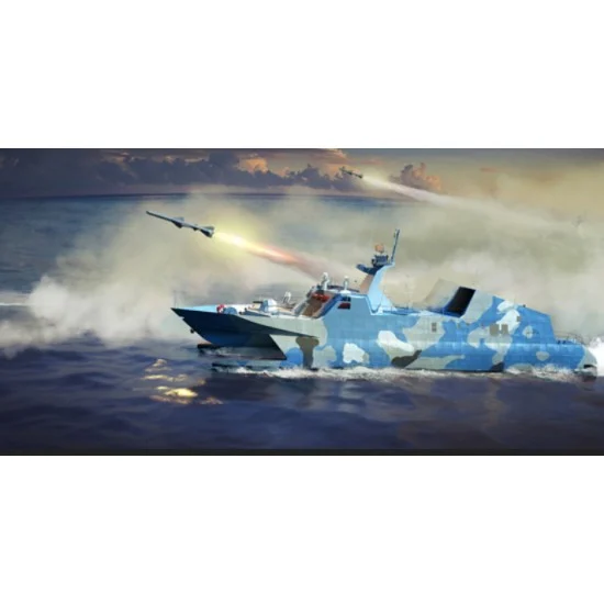 Trumpeter 00108 1/144 PLA Navy Type 22 Missile Boat - Model Ships & Boats