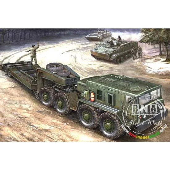 Trumpeter 00212 1/35 MAZ-537G Late Production type with MAZ/ChMZAP-5247G semitrailer