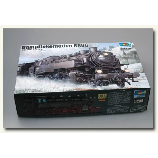 Trumpeter 00217 1/35 German Steam Locomotive (Dampflokomotive) BR86 - Model Railway
