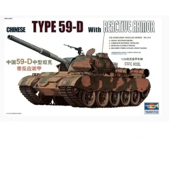Trumpeter 00315 1/35 Chinese Type 59-D with Reactive Armour
