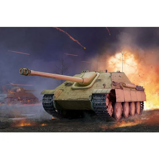 Trumpeter 00934 1/16 German SdKfz 173 Jagdpanther Early Version - Military Vehicles & Tanks