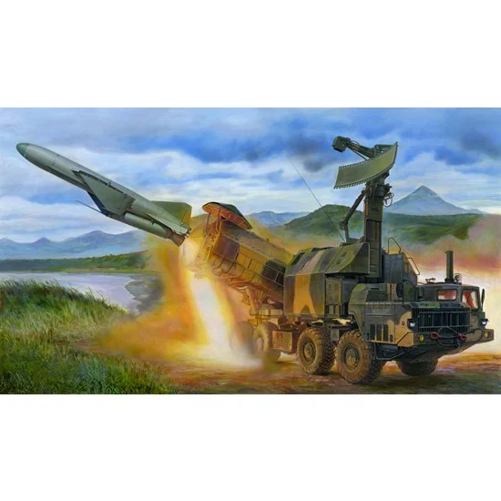 Trumpeter 01035 1/35 Russian 3S51M SPU of 4K51 Rubezh Coastal Missile System ASM with P-15