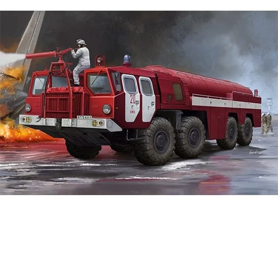 Trumpeter 01074 1/35 Airport Fire Fighting Vehicle AA-60 (MAZ-7310) 160.01