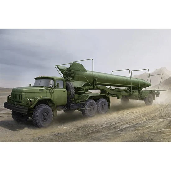Trumpeter 01081 1/35 Soviet Zil-131V Tow 2T3M1 TR Ailer with 8K14 Missile