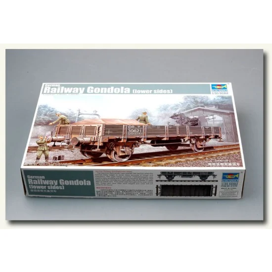 Trumpeter 01518 1/35 German Railway Gondola (Lower sides) - Military Vehicles & Tanks