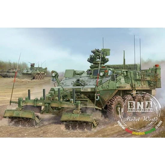 Trumpeter 01574 1/35 M1132 Stryker Engineer Squad Vehicle w/LWMR-Mine Roller/SOB