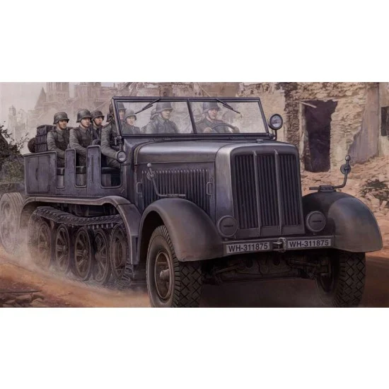 Trumpeter 01583 1/35 WWII German SdKfz.8 Schwerer Zugkraftwagen 12ton - Military Vehicles & Tanks