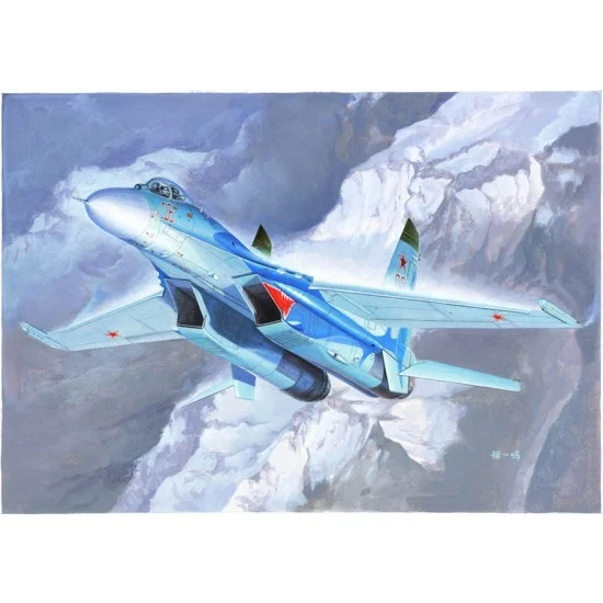 Trumpeter 01660 1/72 Russian SU-27 Flanker B Fighter