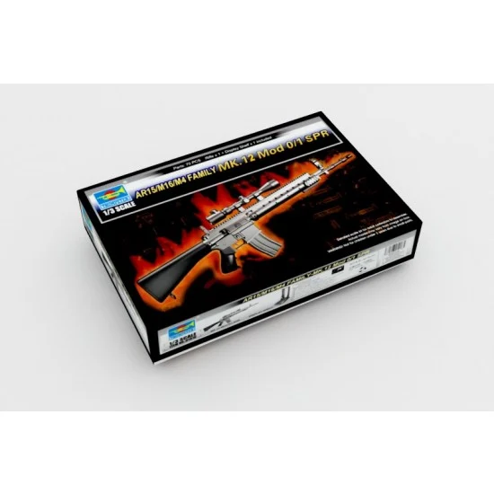 Trumpeter 01918 1/3 AR15/M16/M4 Family - MK.12MODO/1 SPR