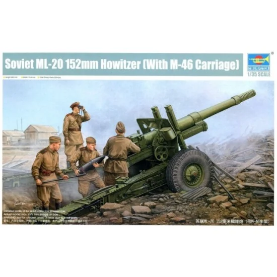 Trumpeter 02324 1/35 Russian ML-20 152mm Howitzer with M-46 Carriage