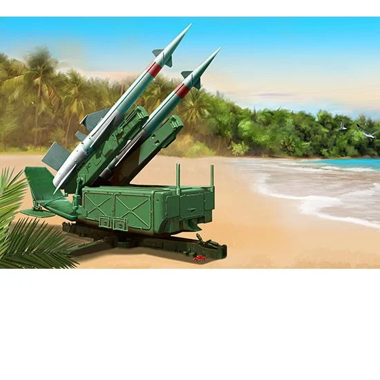 Trumpeter 02353 1/35 Soviet 5P71 Launcher with 5V27 Missile Pechora (SA-3B Goa) Rounds Loaded