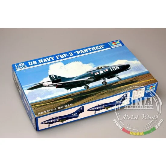Trumpeter 02834 1/48 US Navy F9F-3 Panther