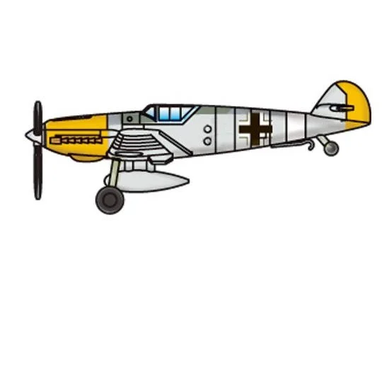 Trumpeter 03464 1/700 Messerschmitt Bf 109 Fighter - Model Planes