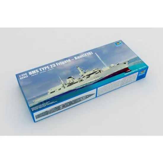 Trumpeter 04544 1/350 HMS Type 23 Frigate Kent (F78) - Model Ships & Boats
